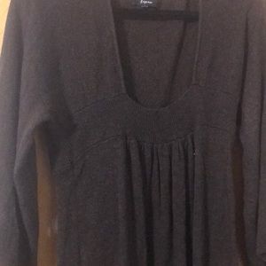 EUC Brown Express sweater Dress